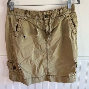 Polo Jeans Ralph Lauren Vintage Distressed Cargo Skirt